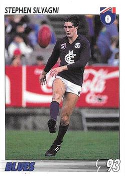 1993 Select AFL #155 Stephen Silvagni Front